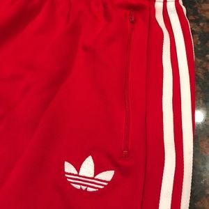 XXL Adidas Originals Firebird Red Trackpants